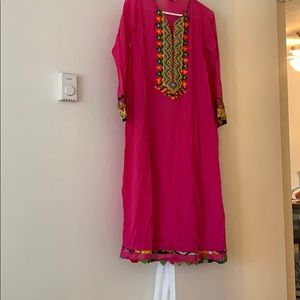 Colorful Pakistani outfit